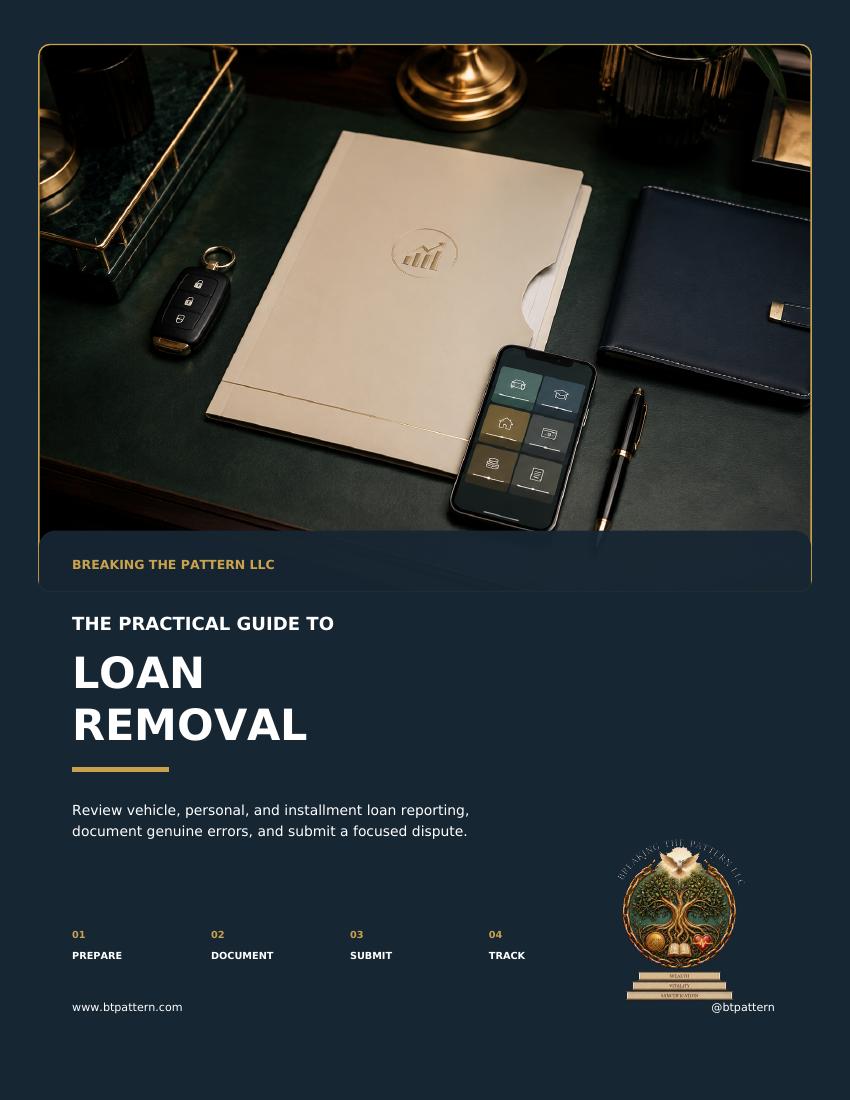 Loan Removal Guide ebook cover