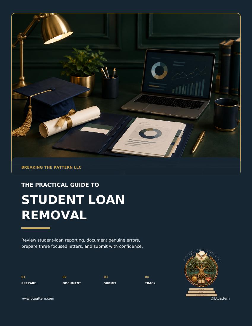Student Loan Removal Guide ebook cover