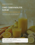 The Chrysolite Gold juice recipe ebook cover