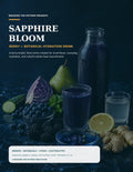 The Sapphire Bloom juice recipe ebook cover